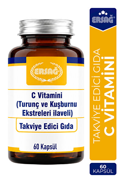 Ersağ Vitamin C Supplementing Food Containing Citrus and Rosehip Extracts 60 ...