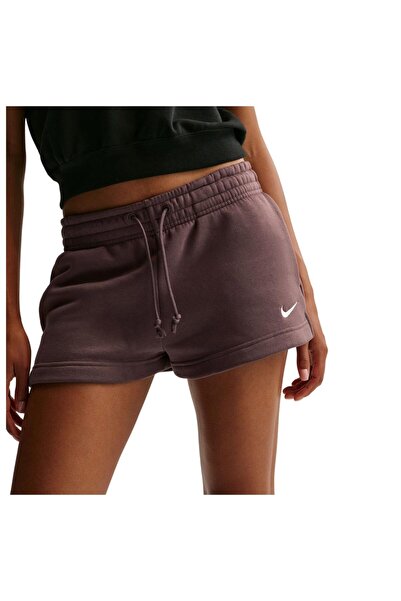 Nike Îmbrăcăminte sport pentru femei, pantaloni scurți din fleece Phoenix cu ...