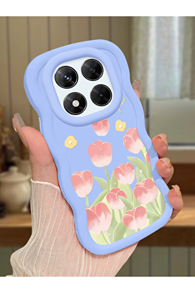 ucuc Redmi Note 14 Pro 4G Uyumlu Mavi Silikon Kılıf Kamera Korumalı Darbe Emi...
