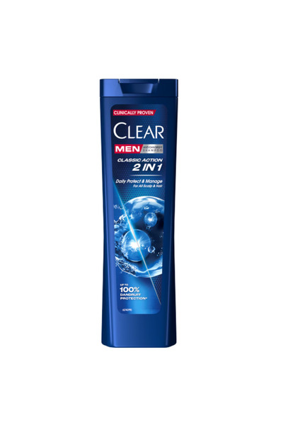 Clear Sampon Men Classic, 225 ml