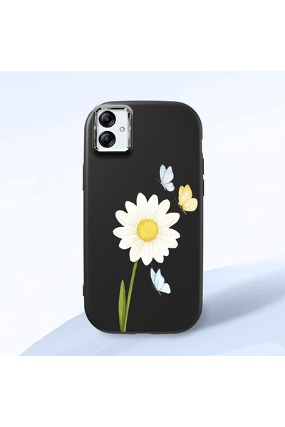 ucuc Samsung Galaxy A03 Compatible Black Silicone Case with Shock-Absorbing C...