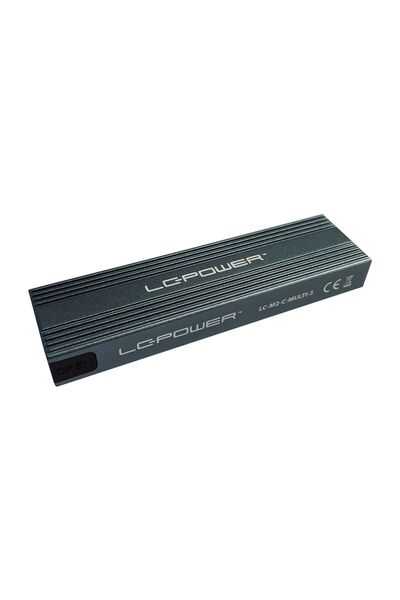 LC POWER M.2 LC-M2-C-MULTI-3 LC-Power USB3.2 M.2-SSD-Geh√§use (NVMe & SATA)