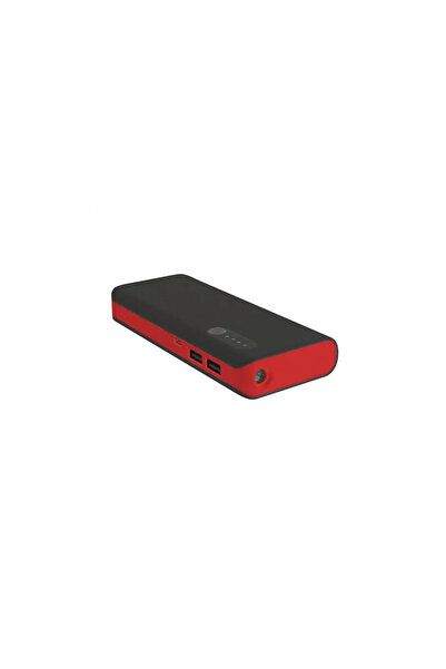Platinet POWER BANK 8000mAh + CABLU MICRO USB + LANTERNĂ NEGRU ROȘU [42418] TE