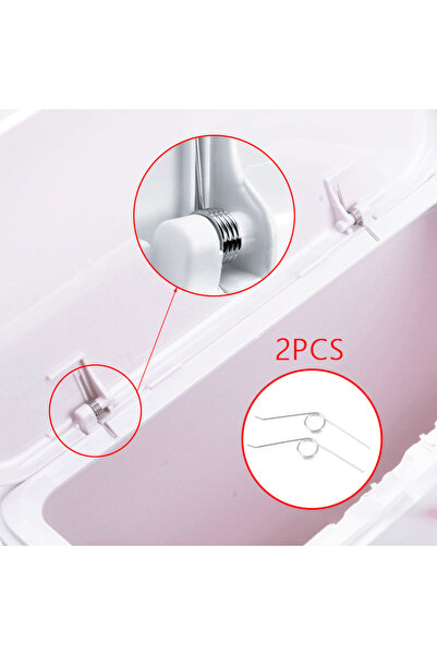 Choice Silver 2pcs/Lot Garbage Can Adjustable 3 Coils Stainless Steel 304 Tor...