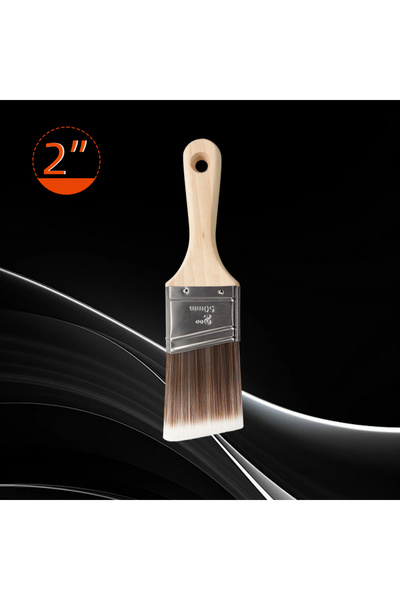Choice Light Grey 2 inch premium angled brush for industrial decoration; grea...