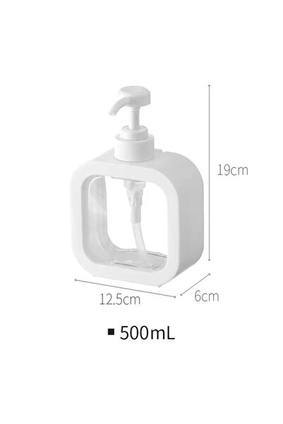 Choice 500ml 300/500 Ml Bathroom Soap Dispenser Transparent and Visible Plast...