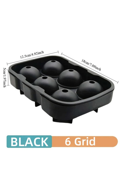 Choice3 6 Grid Round 4/6/8 Grid Food Grade Reusable Ice Maker Ice Ball Maker ...