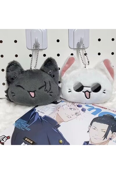 Choice1 set Trend Anime Keychain Geto Suguru and Satoru Gojo Plush Cosplay Do...
