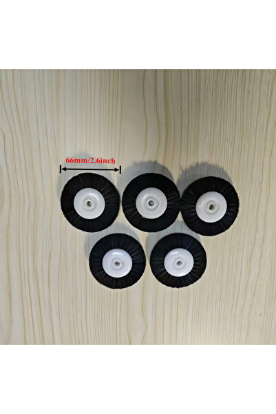 Choice 5 Pcs 66 mm 52mm / 66mm Polishing Brush Black Brown Bristles with Yell...