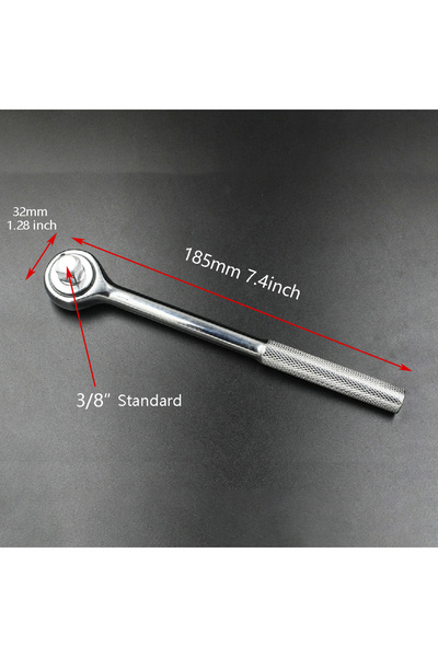 Choice1 3-8 Macwork 45 Teeth High Torque Ratchet Wrench for Socket Quick Rele...
