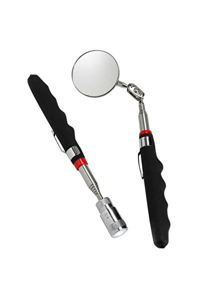 CarGuard Set scule pt inspecИ›ie, TijДѓ telescopicДѓ cu magnet И™i LED + TijД...