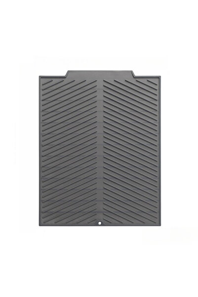 Choice1 Draining mat M Grey Dish Draining Mat Rectangle Silicone Drainer Mat ...