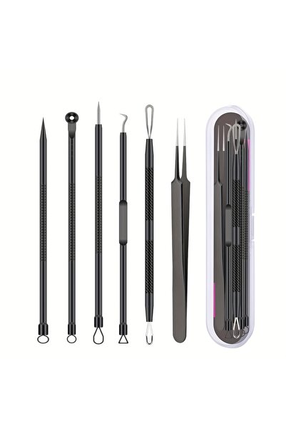 Choice8 heise6jian 1/4/6pcsPimple Popper Tool Kit, Blackhead Remover Acne Nee...