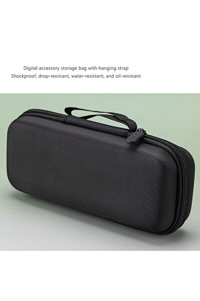 Choice Black EVA Bag for Storing Rectangular Headphone Straps Microphone Pack...