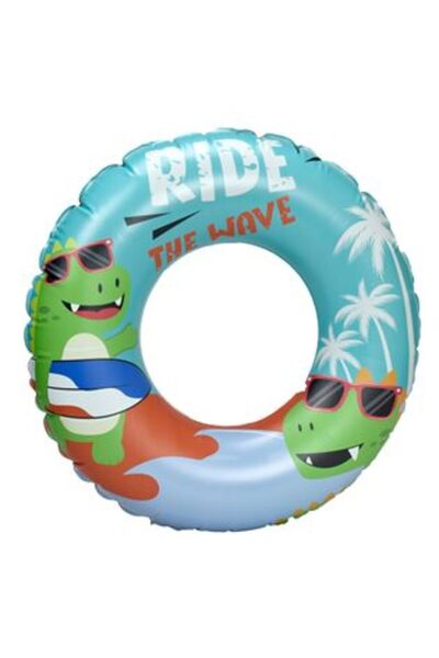 OEM Colac gonflabil Dinozaur Verde „Călărește pe val” Ø51 cm (3-6 ani)