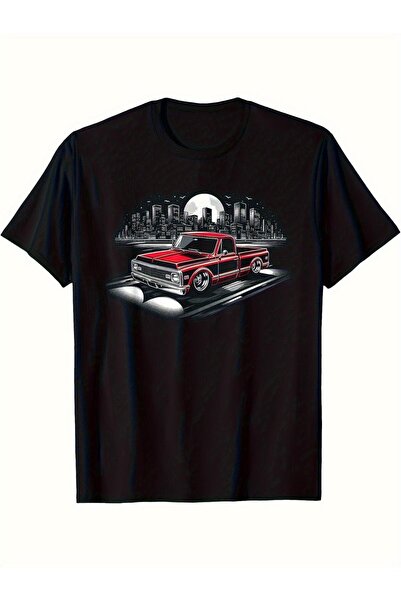 bolivia's [ C10 T-Shirt] 100% Classic C10 Trailer Printed T-Shirt Casual Roun...