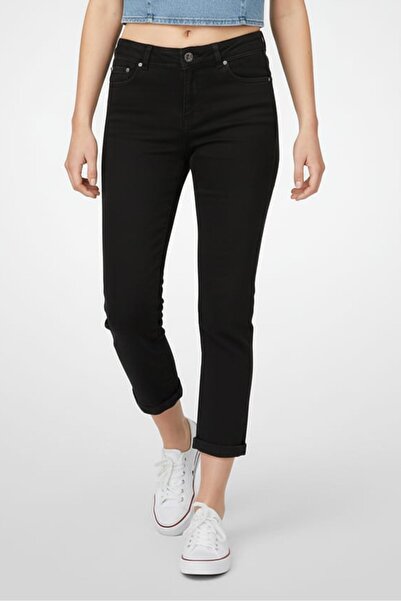 Don't Call Me Jennyfer Women Skinny Fit Wash Stretchable Capri Denim, Black