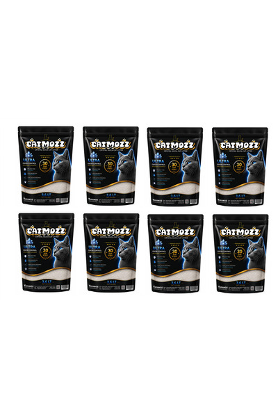 CatMozz Premium Kristal Silika Kedi Kumu 8'li 3.6 LT