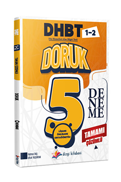 Dizgi Kitap 2026 Doruk DHBT Din Hizmetleri Alan Bilgisi Testi Tamamı Çözümlü ...