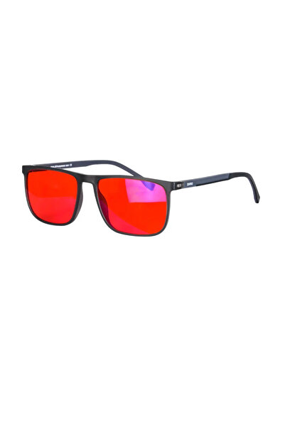 Choice14 نظارات SH078 C5 RED SHINU لحجب الضوء الأزرق للرجال، عدسات حمراء مضاد...