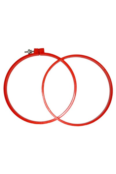 Pony Plastic Embroidered hoop 25.cm / 10", circle