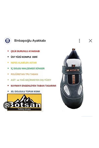 Nihomall20 Çelik Burunlu Iş Ayakkabısı