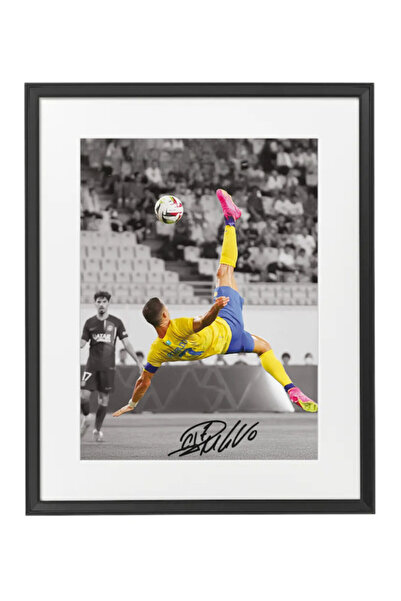 Boomah Accessories Cristiano Ronaldo Autographed - Bicycle Kick - Framed Post...
