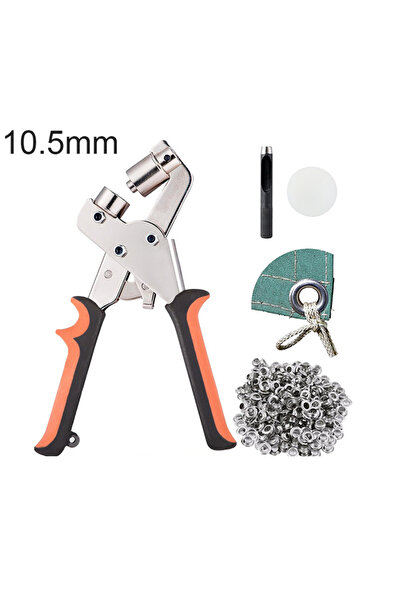 choice2 10.5mm orange black Portable Air Eyelet Pliers Multifunctional Punchi...