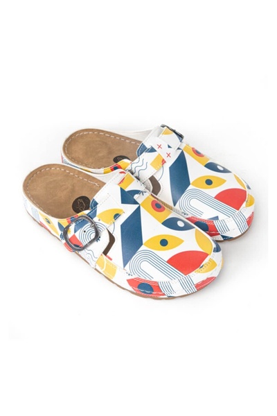 Other Sabo Terlik ST977 Women’s Orthopedic Leather Medical Clogs, Multicolor ...