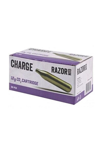 RazorGun Capsule CO2 12g - set of 50 bucăți, auriu