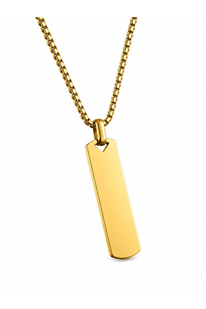 OutfitModa 18K Gold Plated Men's Necklace – Premium Stainless Steel Pendant