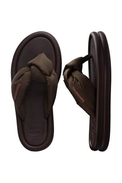 Havaianas Over Puffed up Brown Women's Slippers
