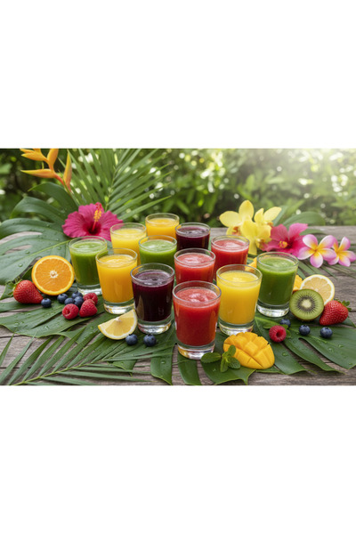 YAZICI 100-Pack of 50 ml Mini Fondip Cups, Hard Plastic Shot Glasses, Materni...