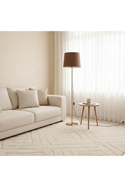 Elizim Home Lighting Duru Kasa Kahverengi Şapkalı Lambader