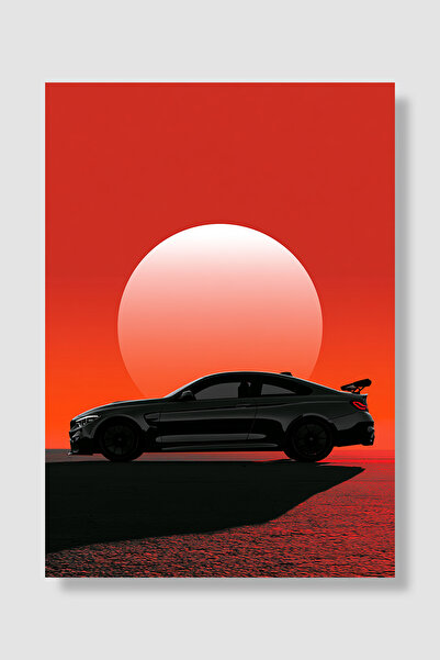 Luna Marissa BMW Sport Araba Poster Çerçevesiz Duvar Posteri