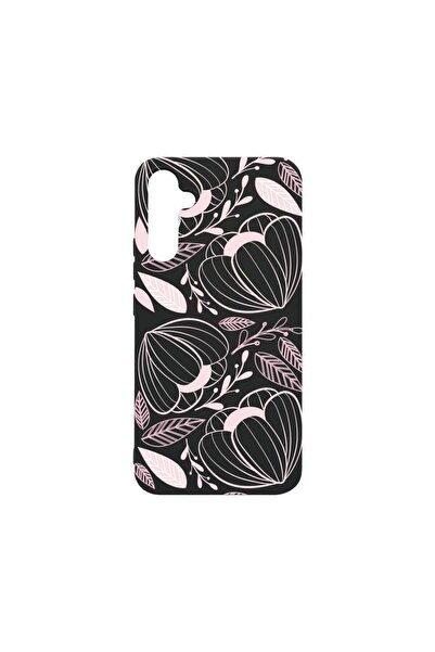 bestcase Калъф, съвместим със Samsung Galaxy A34, Цветя, 0.8 мм тънък, Устойч...