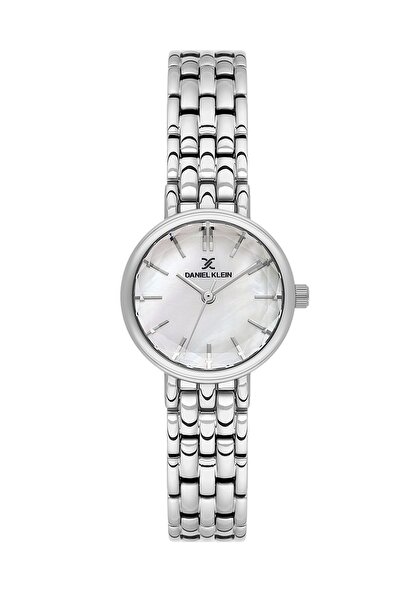 Daniel Klein Silver Color 25 mm Women's Wristwatch with Gift Packaging