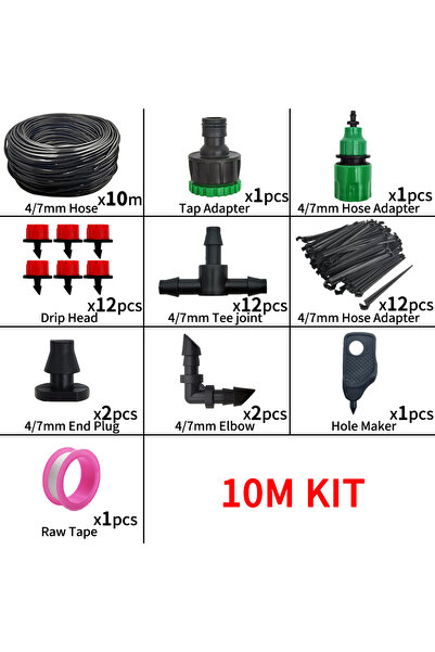 Choice1 10M KIT 5-20M Drip Irrigation System Plant Watering Set Watering Kits...