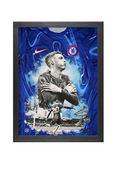 Boomah Accessories Cole Palmer Chelsea Jersey - Framed Poster 50x40cm - Footb...