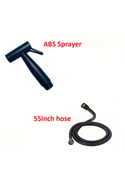 Choice3 black a set Toilet Bathroom Hand Held Bidet Spray Diaper Shower Spray...