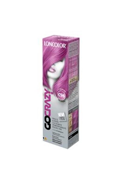 Loncolor Masca Crema Coloranta Semipermanenta pentru Par GoCrazy, nuanta C96 ...
