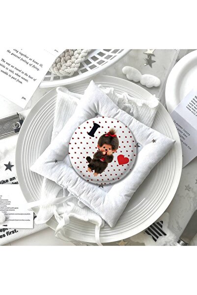 Choice20 شارات بيلي بيلي 25x25 مم z6 M-Monchhichi اللطيفة، شارة معدنية دائرية...