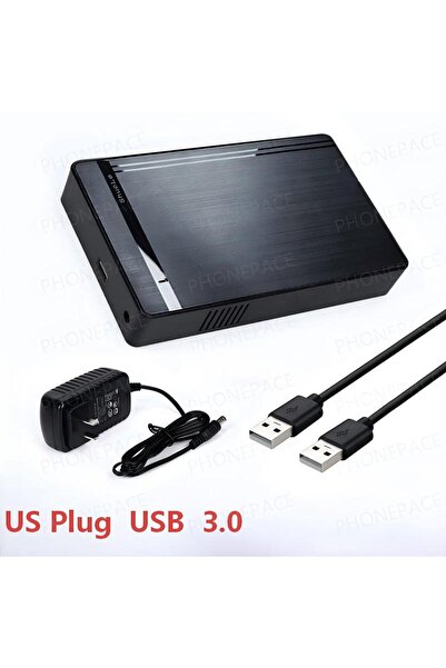 Choice US 2.5" 3.5" SATA To USB 3.0 Hard Drive Enclosure Tool-Free External H...