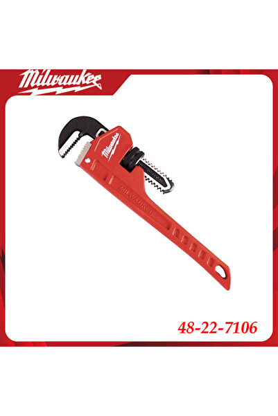 Choice 48-22-7106 مفتاح أنابيب فولاذي من ميلووكي 6 بوصات، أداة يدوية احترافية...