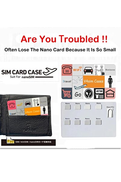 Choice Portable SIM Micro Pin SIM Card Storage Box SIM card Holder Box Case P...