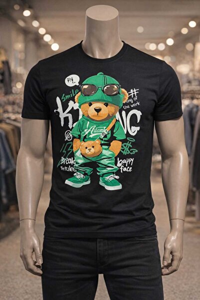 ANATOLIATEKSTILE Men's Street Style T-Shirt, Premium Casual Oversize/ Slim Fi...