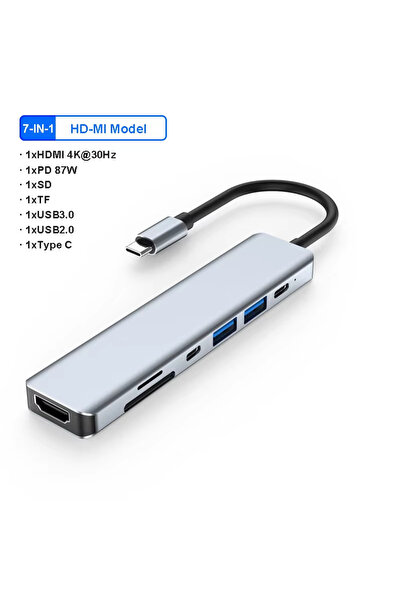 Choice1 محطة إرساء USB C من KEBIDUMEI 2A2C، محور USB 3.0 بسرعة 5 جيجابت في ال...