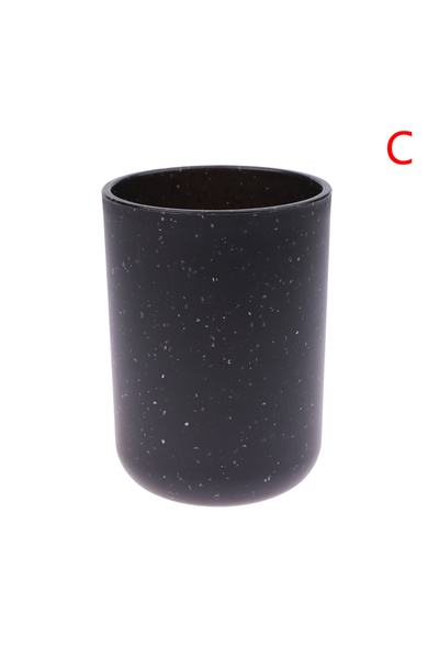 Choice C 1Pc Black Bathroom Accessories Plastic Toothbrush Holder With Bamboo...