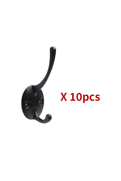 Choice 10pcs 10pcs Black Hooks, Wall Mounted Clothes Hooks, Used for Hanging ...