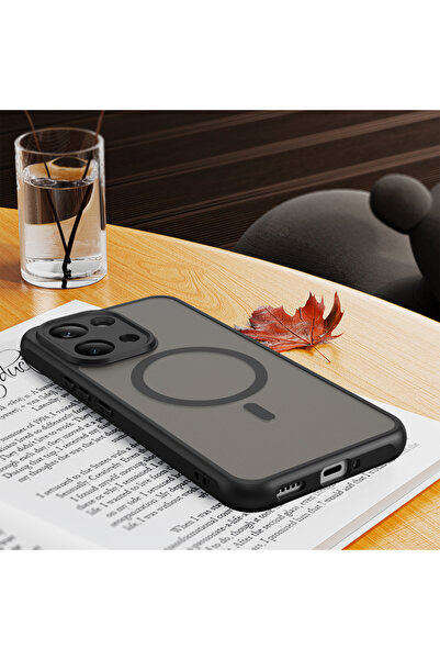 Choice10 حافظة هاتف Poco X8 Pro Max سوداء مغناطيسية فاخرة مضادة للصدمات لهاتف...